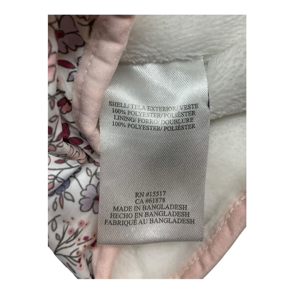 Penelope Mack Pink Floral Baby Hoodie Size: 12 months - Picture 5 of 8